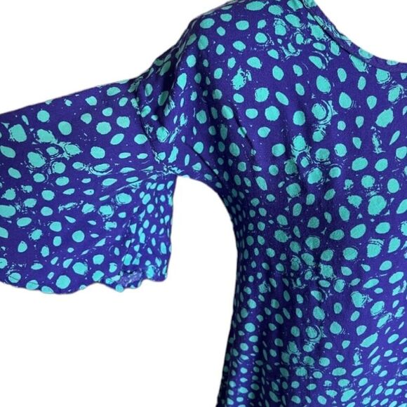 Womens Taty Modas Polka Dot Lightweight Flirty Dress - Sz M - Picture 2 of 2